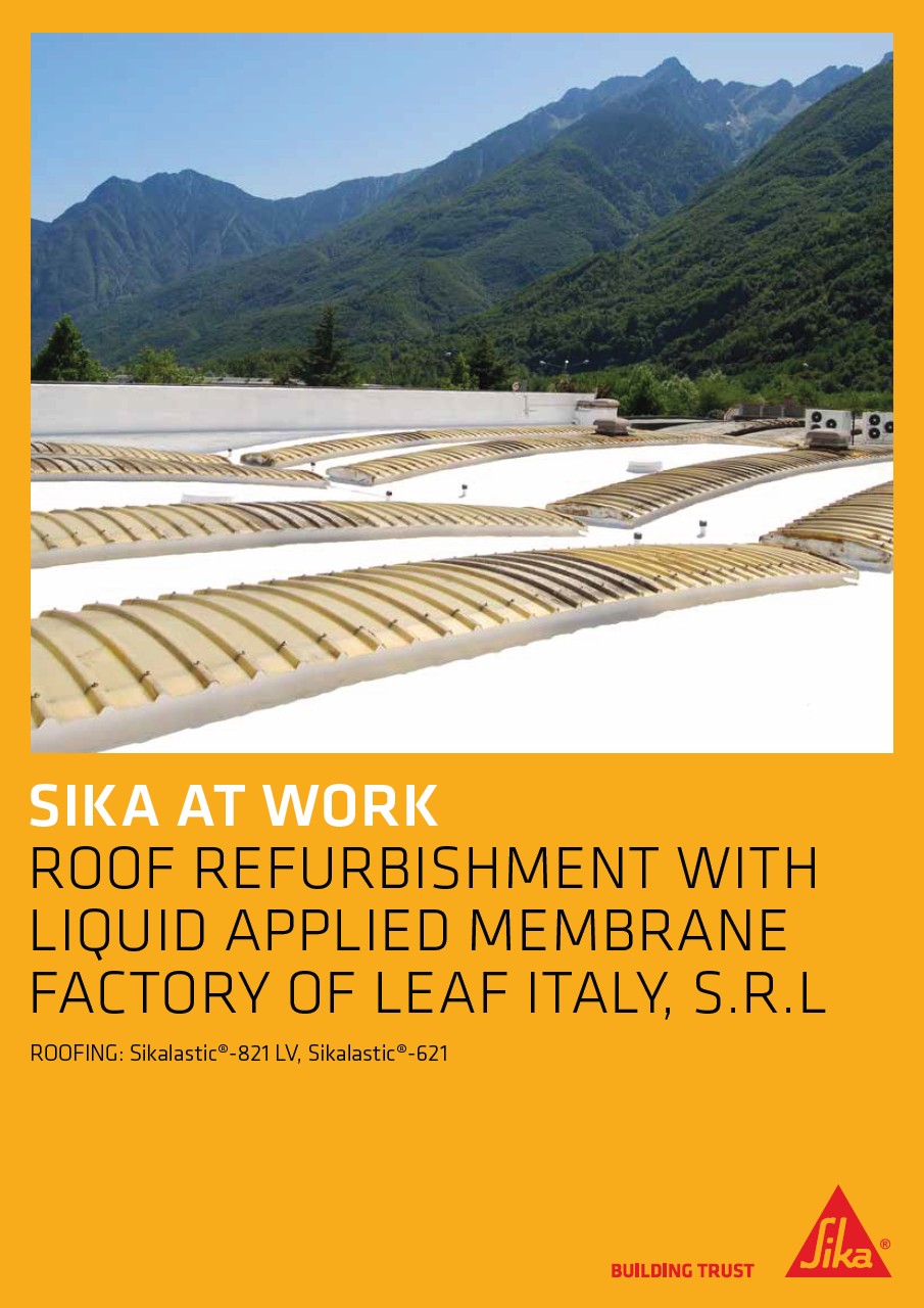 Leaf Italy, S.R.L. Factory Roof Repair