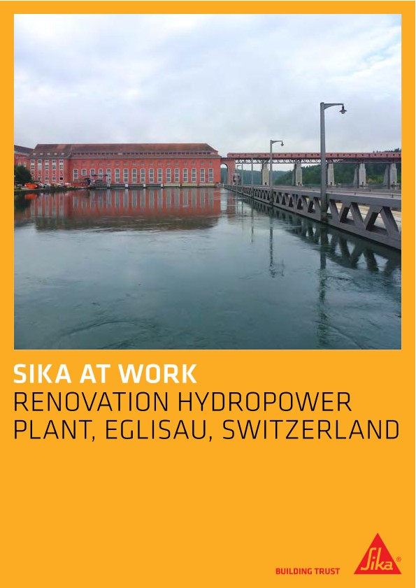 Renovation of a hydropower plant, Eglisau, Switzerland