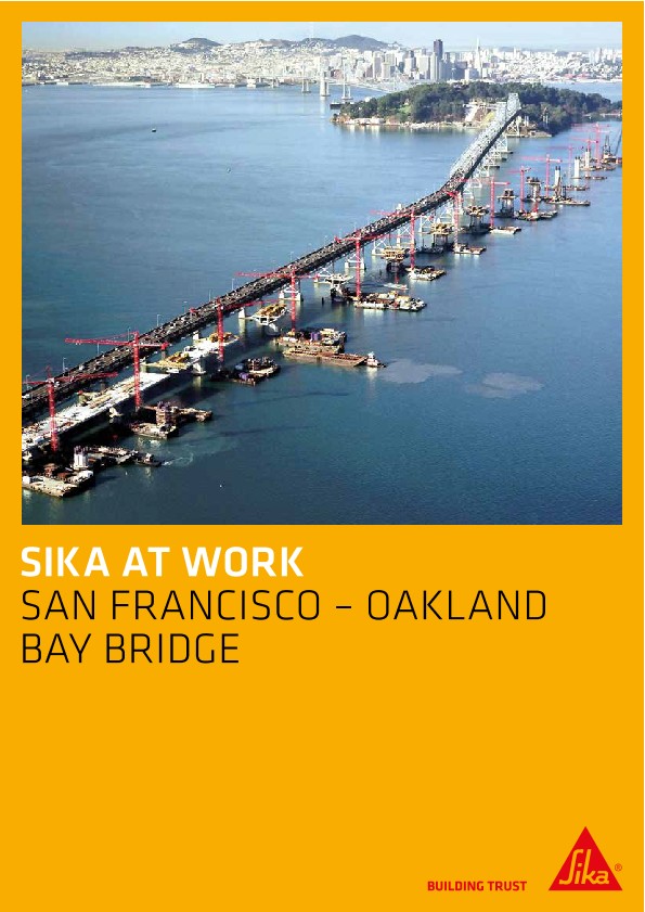 Construction of San Francisco - Oakland Bay Bridge