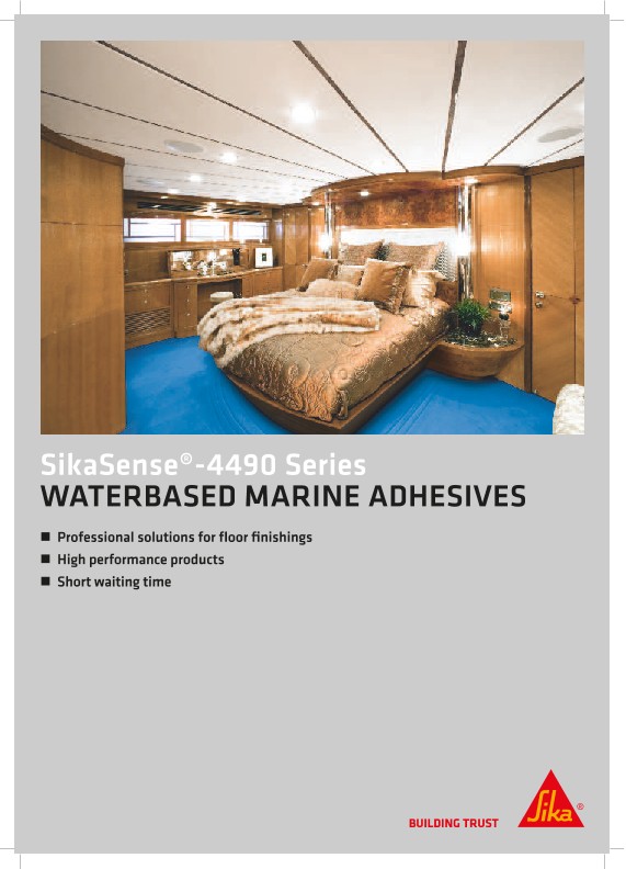 SikaSense®-4490 Series - Waterbased Marine adhesives