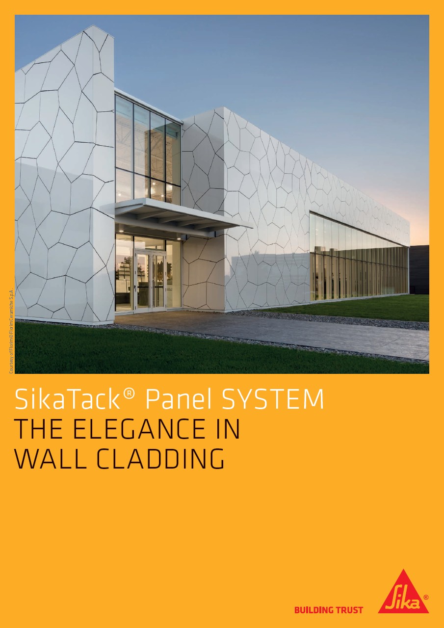 SikaTack® Panel System - The Elegance in Wall Cladding